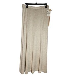 Carole Little Vintage Midi Skirt, Oatmeal Color, NWT, Size Medium